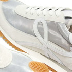 Loewe Men's Flow Runner Sneakers in Silver/White