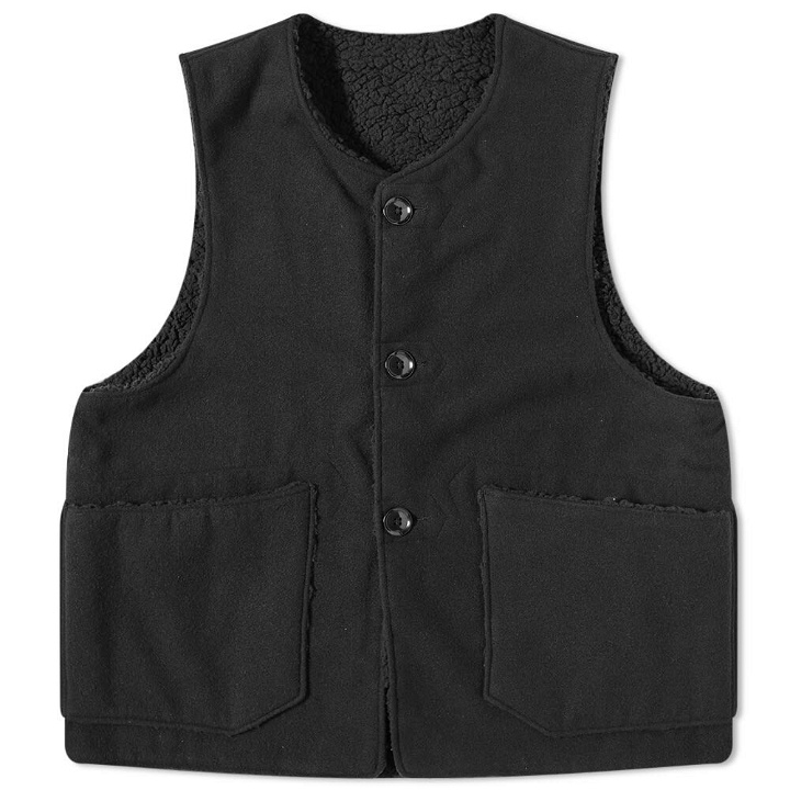Photo: Engineered Garments Men's Over Vest in Black