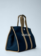 Moncler Canvas Logo Tote Bag