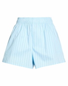 Roberto Collina Womens Shorts & Bermuda Shorts Sky in Blue