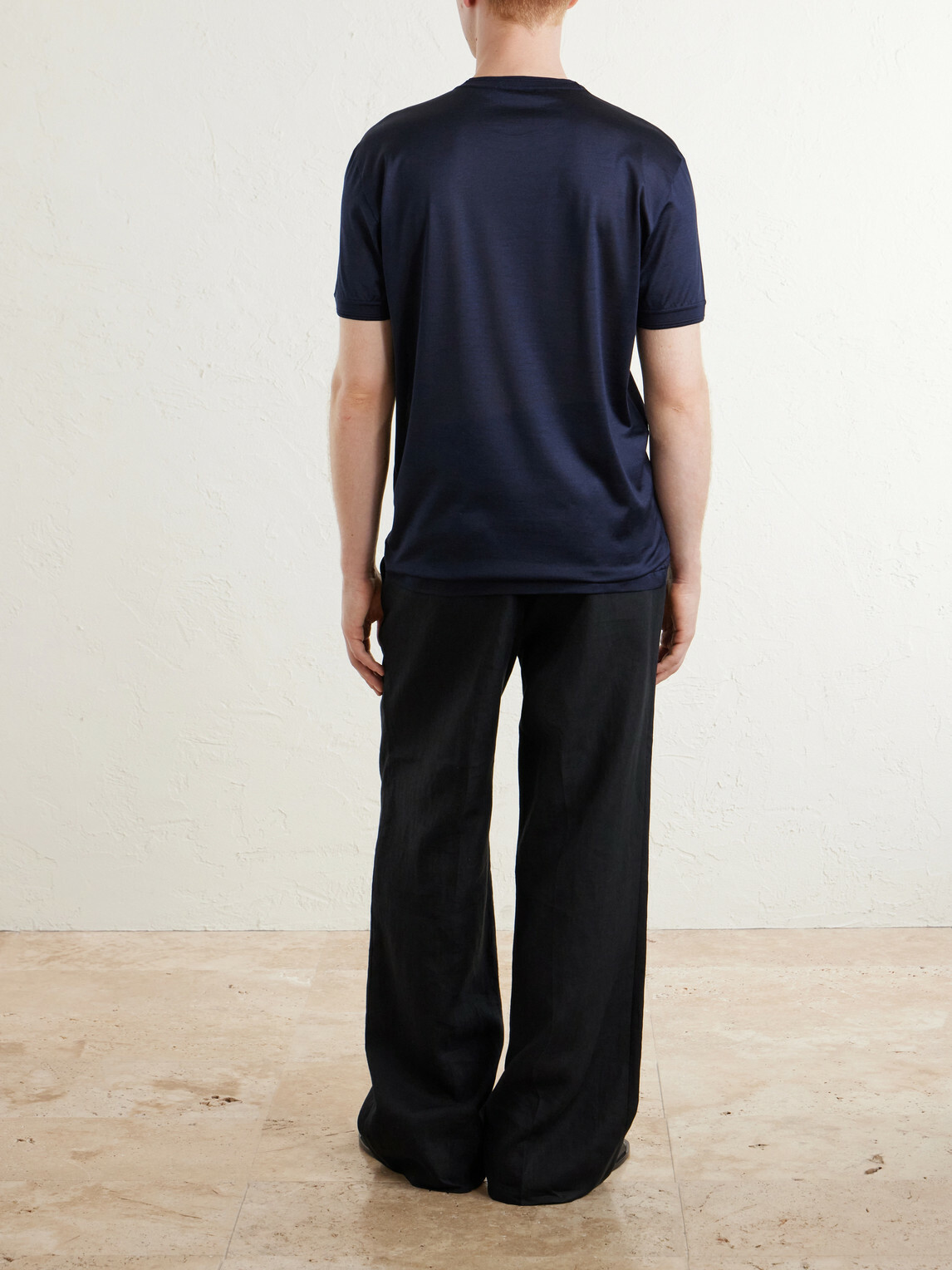 Dolce&Gabbana - Silk-Jersey T-Shirt - Blue