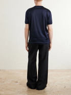 Dolce&Gabbana - Silk-Jersey T-Shirt - Blue