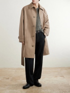 AMI PARIS - Belted Woven Trench Coat - Neutrals