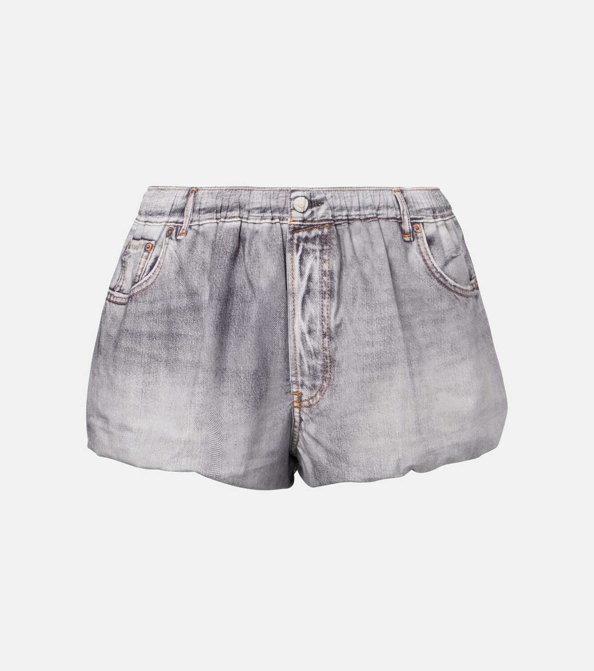 Acne Studios Trompe l'œil cotton shorts