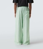 Balenciaga Striped mid-rise pajama pants