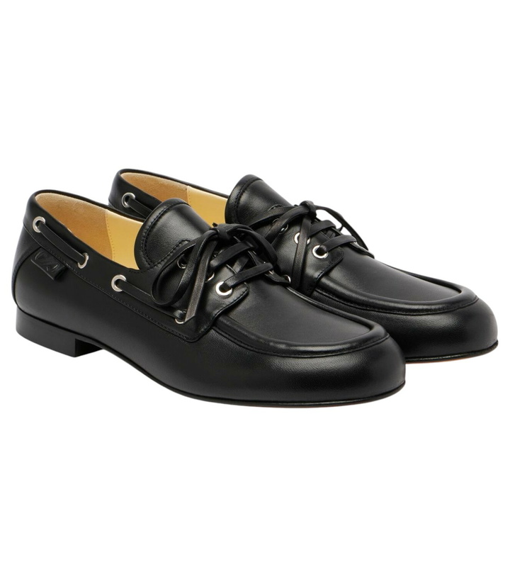 Photo: Proenza Schouler Leather boat shoes