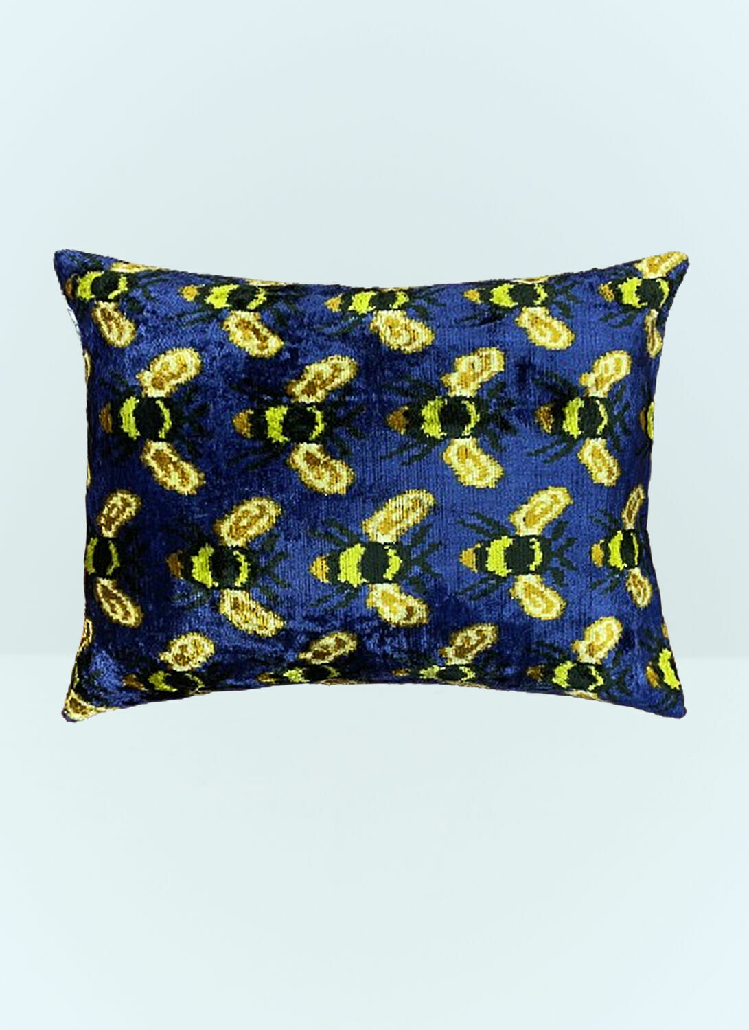Les-Ottomans Bees Velvet Cushion
