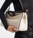 Alaïa Le Click Pocket Large canvas tote bag