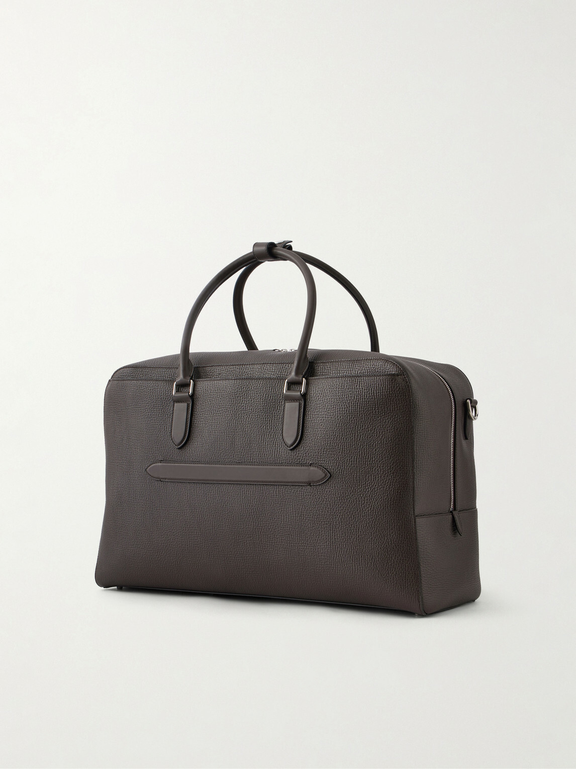 Smythson - Full-Grain Leather Weekend Bag