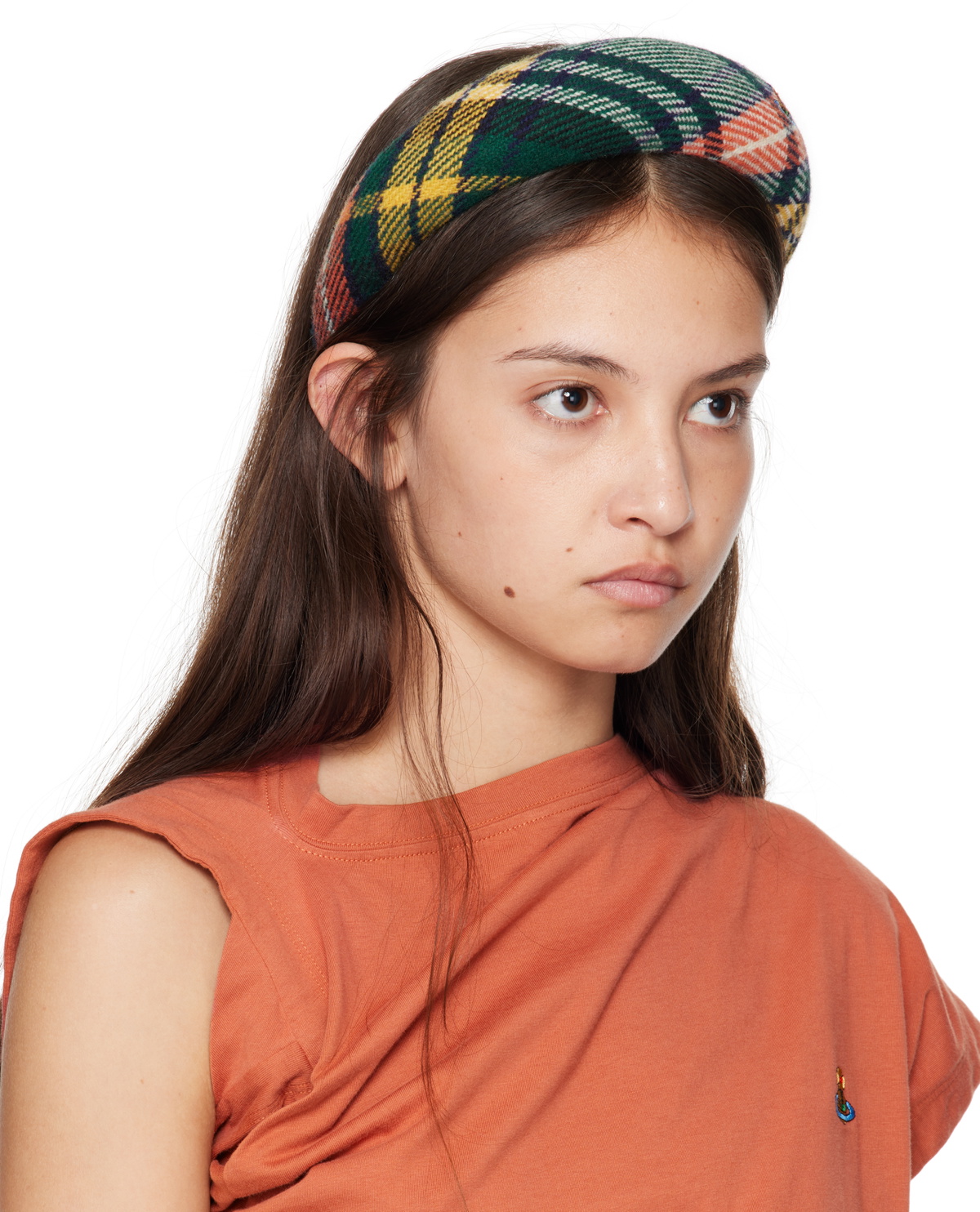 Vivienne Westwood Multicolor Recycled Wool Coat Headband