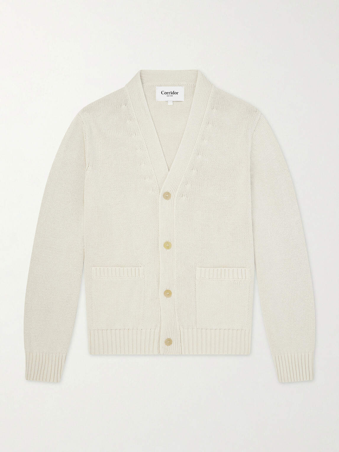 Corridor - Organic Cotton Cardigan - Neutrals