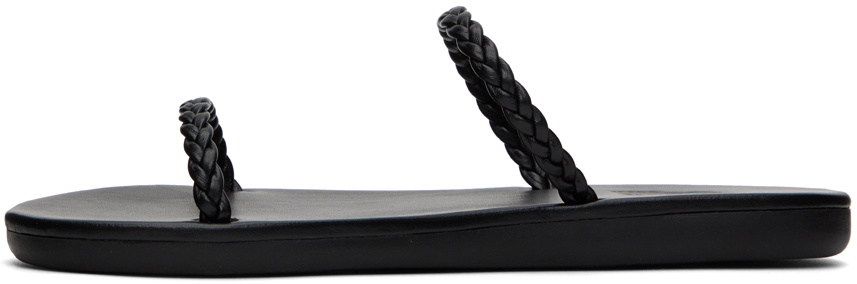 Ancient Greek Sandals Black Aprilia Sandals