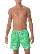 MC2 Saint Barth Man Lightweight Fabric Swim-shorts Lighting Micro Fantasy With Tennis Print