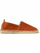 Anderson & Sheppard - Suede Espadrilles - Orange