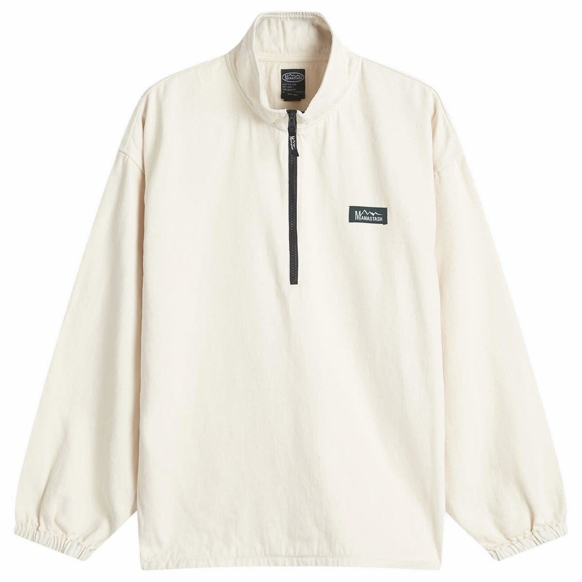 Manastash Men's Chilliwack Half Zip Jacket in Natural