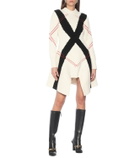 Alexander McQueen Argyle intarsia wool-blend sweater