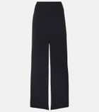 Safiyaa Elowen high-rise crêpe maxi skirt
