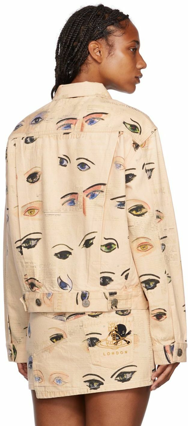 Vivienne Westwood ベージュ ジャケット 38 ベージュ Vivienne Westwood Beige Marlene Denim Jacket Vivienne Westwood