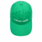 IDEA I Work Here Cap in Green 