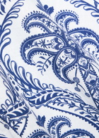Farm Rio Tropical Printed Linen-blend Pyjama Trousers Navy