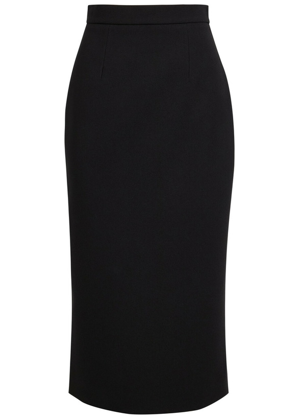 Photo: Roksanda Amel Crepe Midi Skirt Black