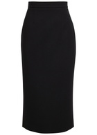 Roksanda Amel Crepe Midi Skirt Black