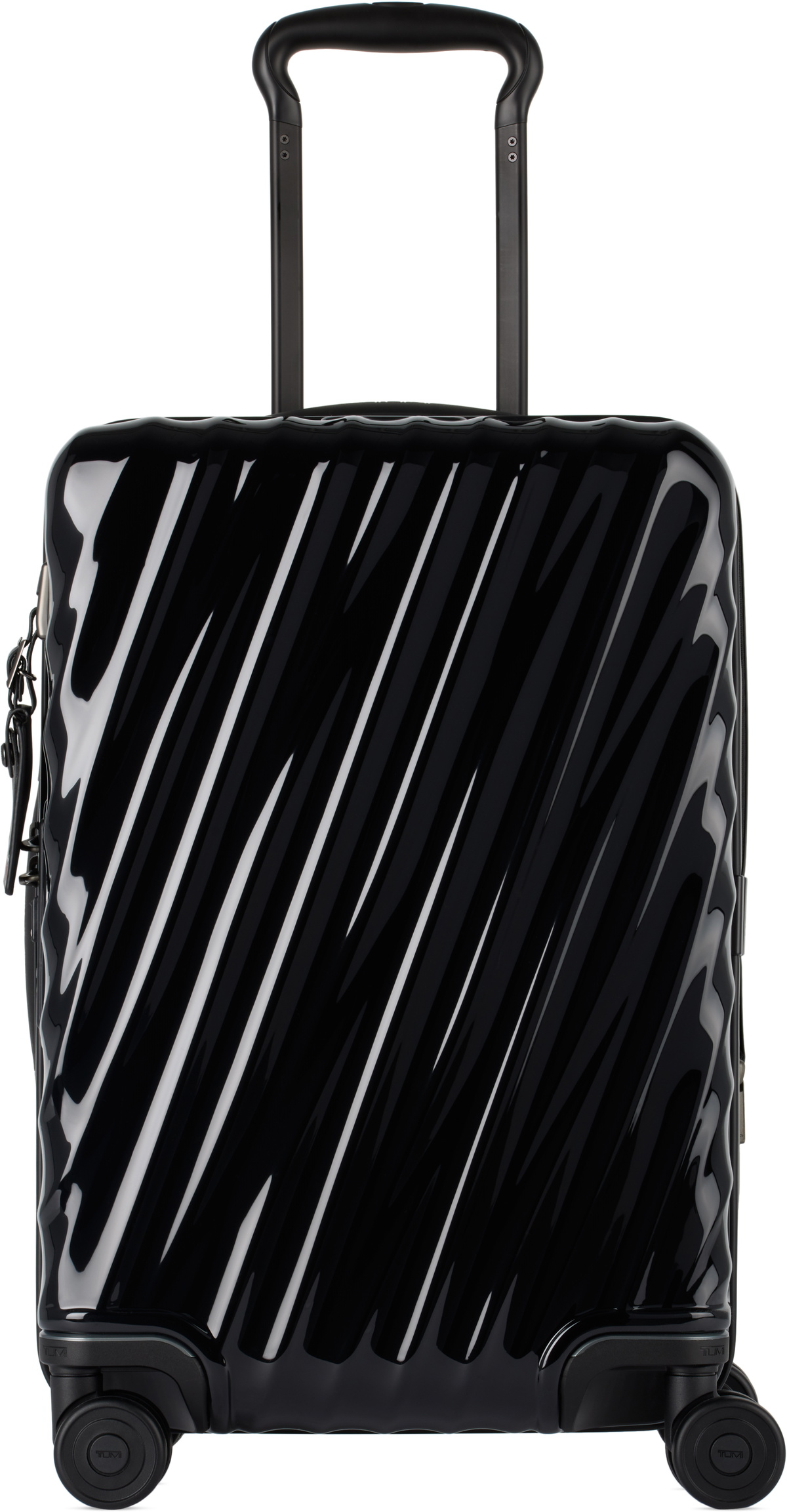 Tumi Black International Expandable 4 Wheeled Carry-On Suitcase