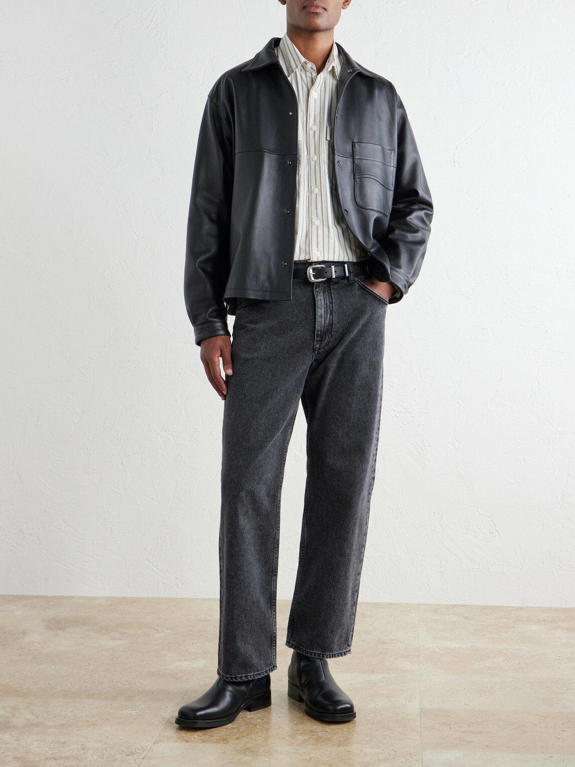 NN07 - Otis 1866 Straight-Leg Organic Jeans - Gray