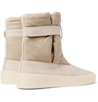 Fear of God - Suede and Canvas High-Top Sneakers - Neutrals