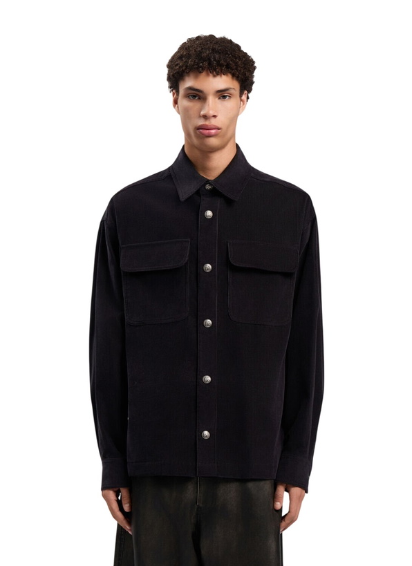 Photo: Palm Angels Classic Logo Corduroy Overshirt