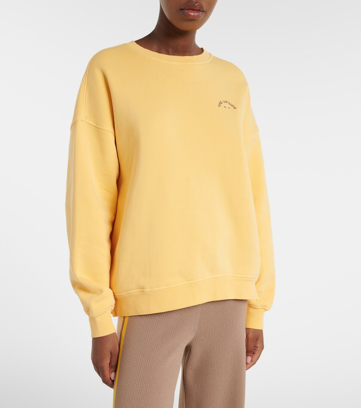 The Upside Paradise Coolum cotton jersey sweatshirt