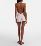 Pucci Iride satin jersey romper