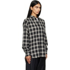 ssstein Black Cotton Oversized LS Shirt
