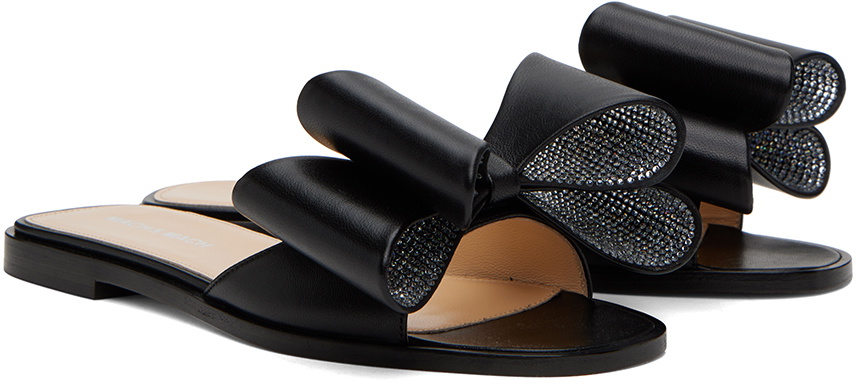 MACH & MACH Black 'Le Cadeau' 10 Sandals MACH & MACH