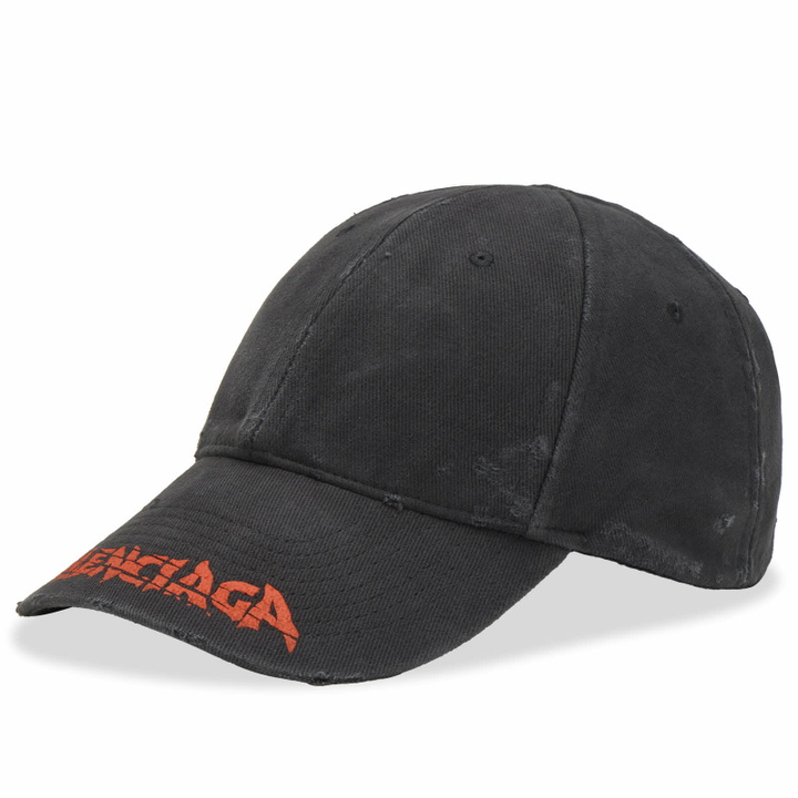 Photo: Balenciaga Men's Logo Cap in Black