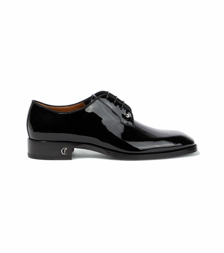Photo: Christian Louboutin - Chambeliss patent leather Derby shoes