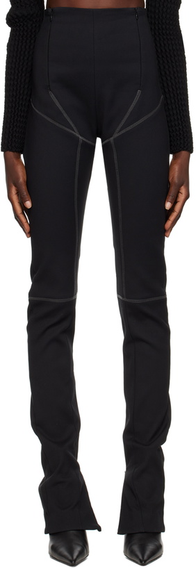 Photo: Maximilian Davis Black Scuba Trousers