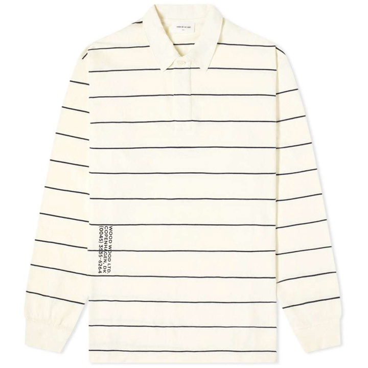 Photo: Wood Wood Beck Striped Rugby Shirt