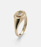 Stone and Strand Essential Splurge 14kt gold pinky ring with diamonds
