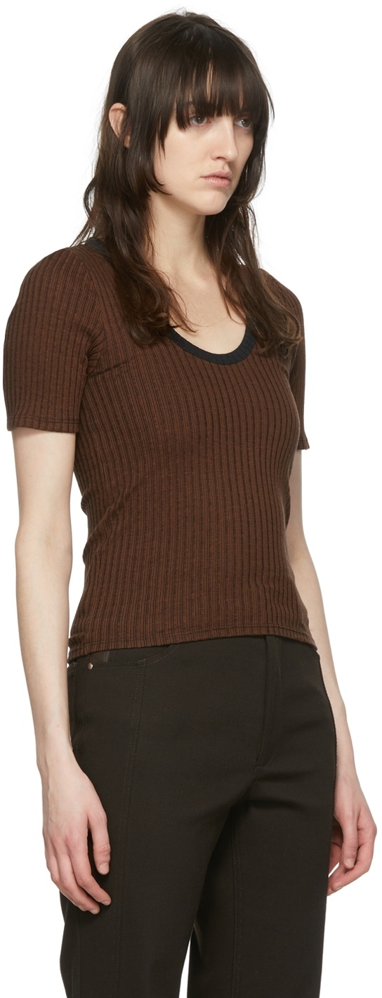 Maiden Name SSENSE Exclusive Brown Ashely T-Shirt