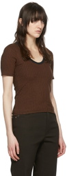 Maiden Name SSENSE Exclusive Brown Ashely T-Shirt