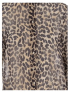 Aspesi Silk Shirt With Leopard Print