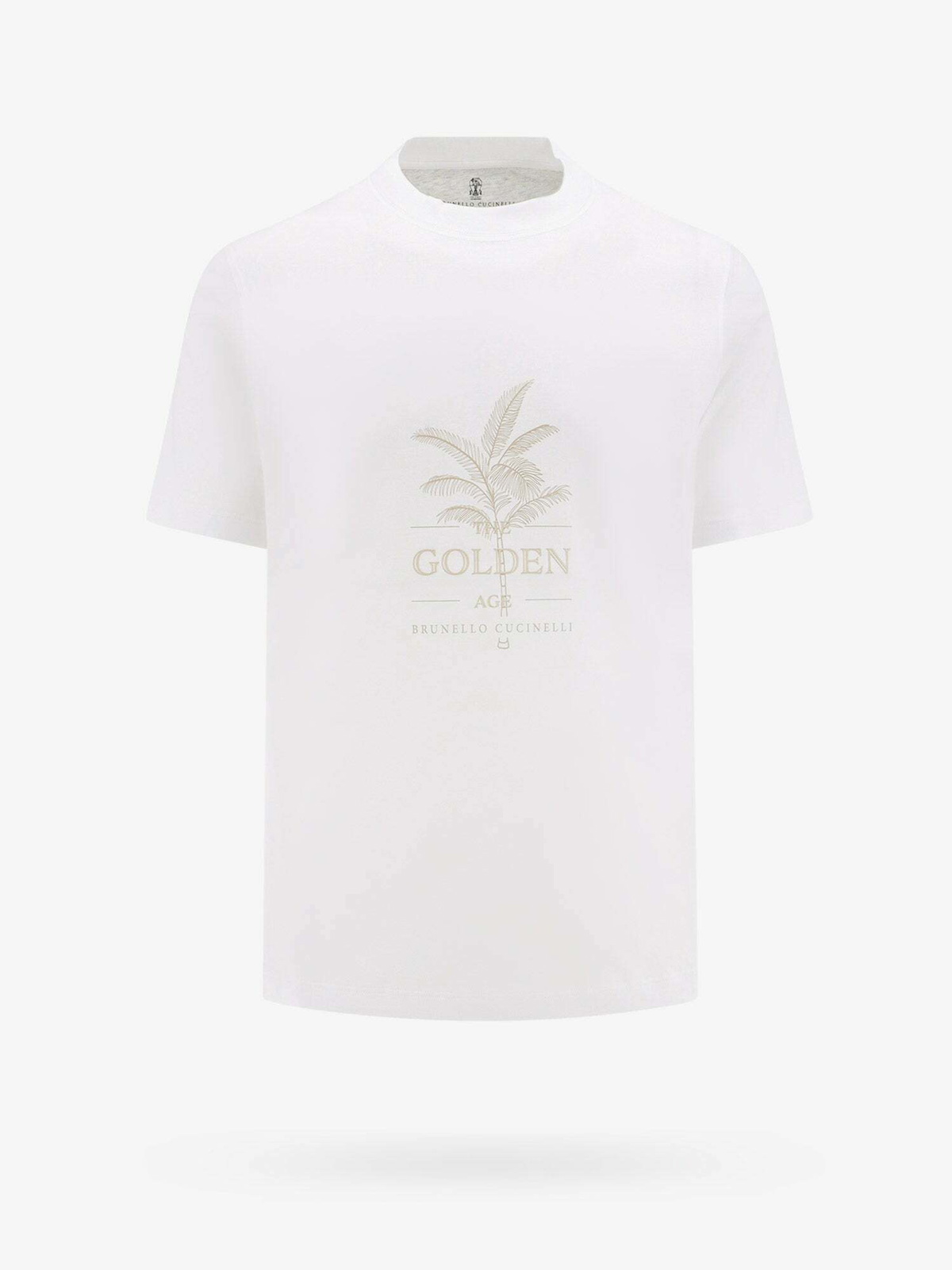 Brunello Cucinelli T Shirt White Mens Brunello Cucinelli
