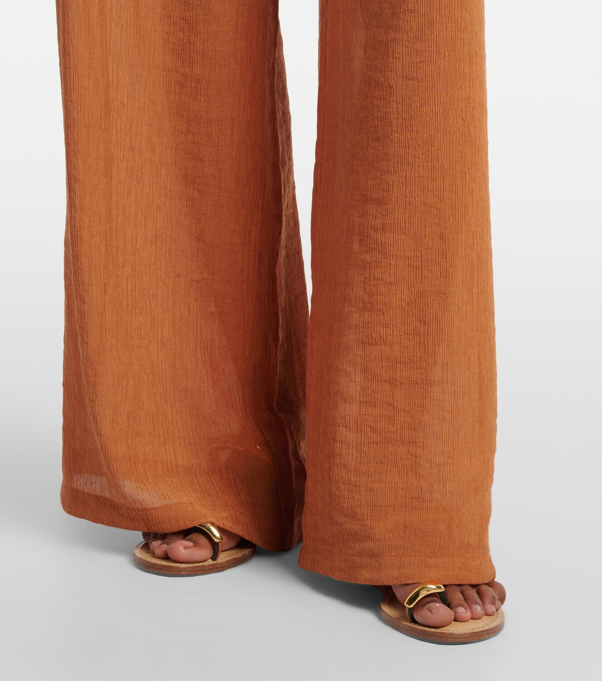 Jade Swim Mika seersucker wide-leg pants