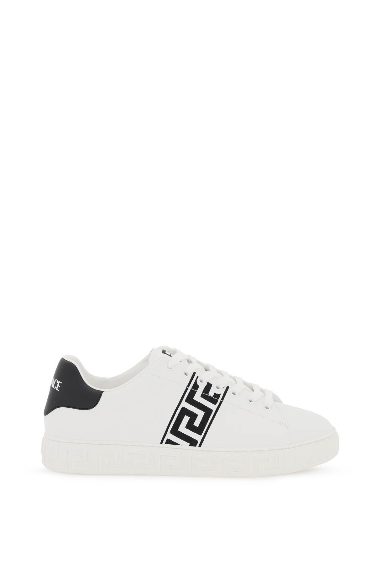 Versace Green Fabric Low Top Sneakers main image 0