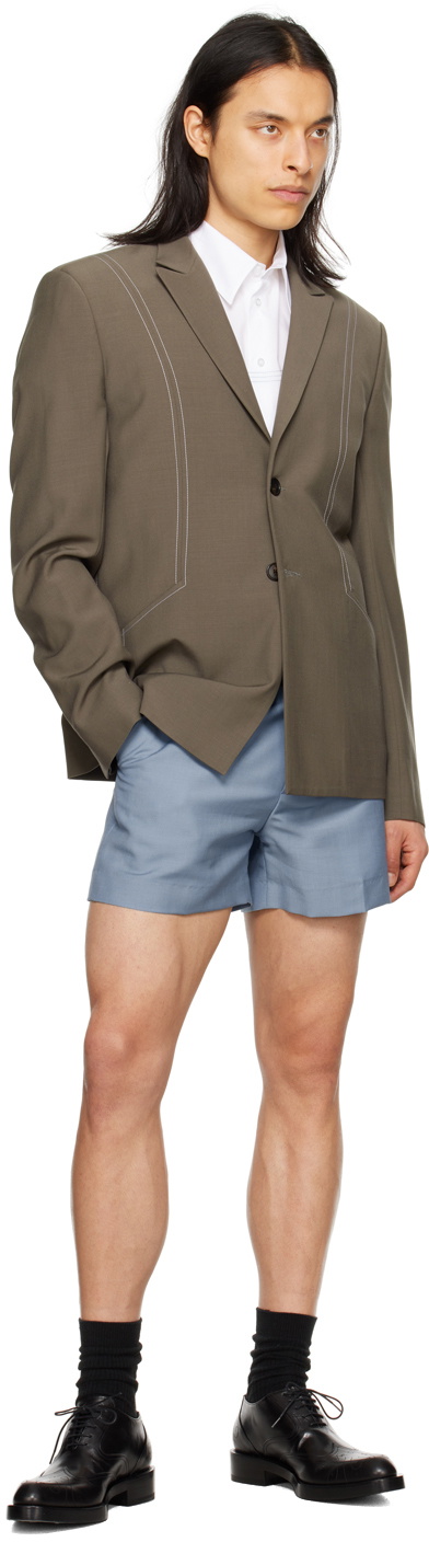 Steven Passaro Blue Four-Pocket Shorts