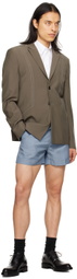 Steven Passaro Blue Four-Pocket Shorts