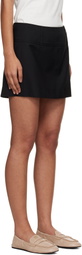 Dunst Black Micro Mini Skort