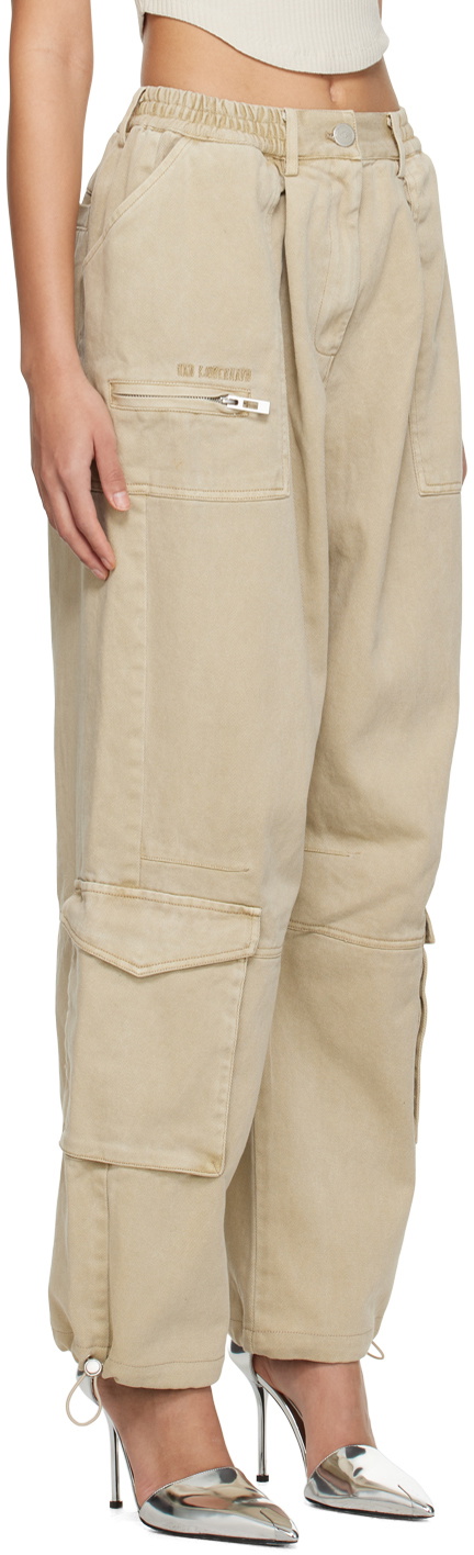 Han Kjobenhavn Tan Boxy Cargo Trousers