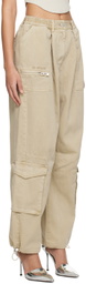 Han Kjobenhavn Tan Boxy Cargo Trousers